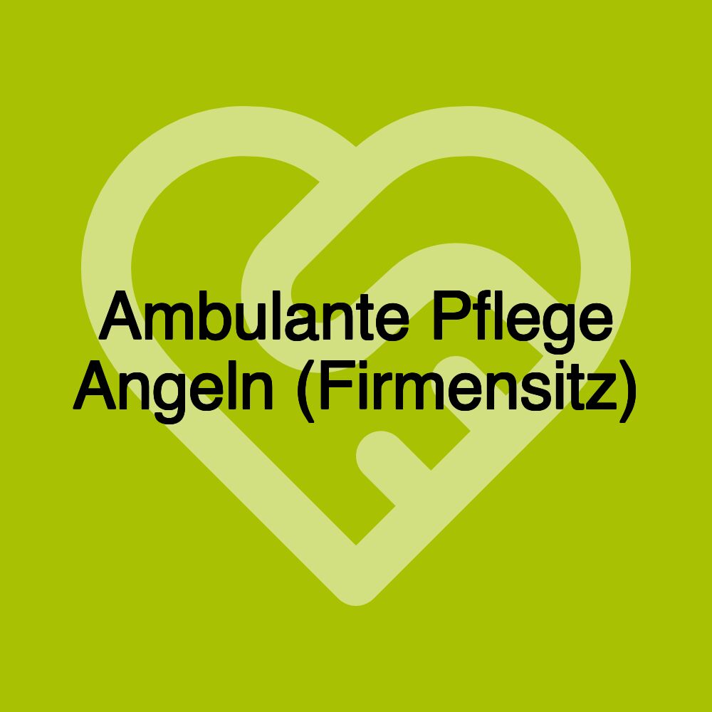 Ambulante Pflege Angeln (Firmensitz)