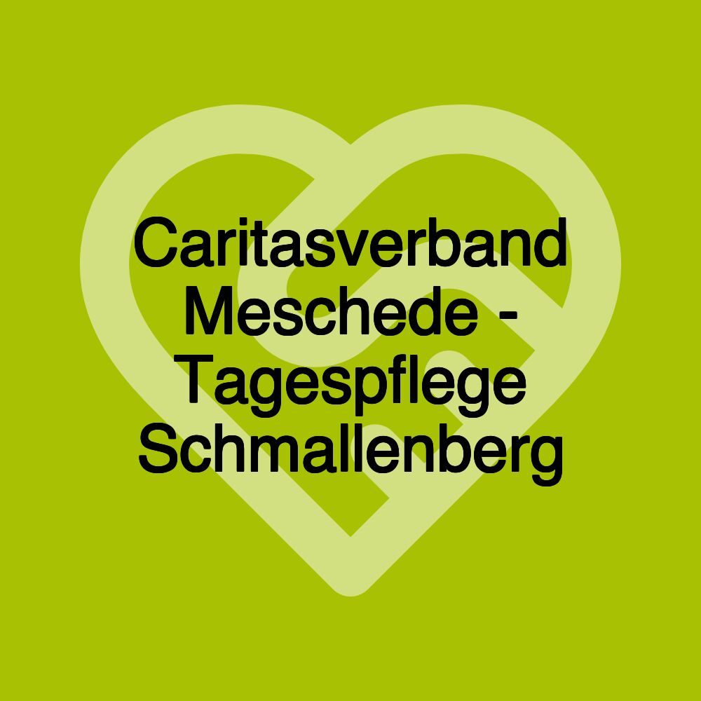 Caritasverband Meschede - Tagespflege Schmallenberg