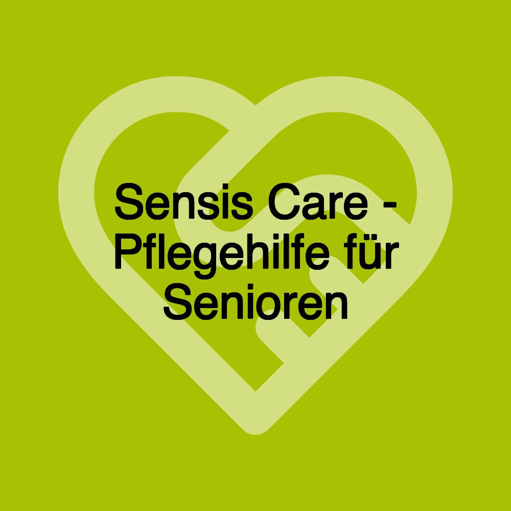 Sensis Care - Pflegehilfe für Senioren