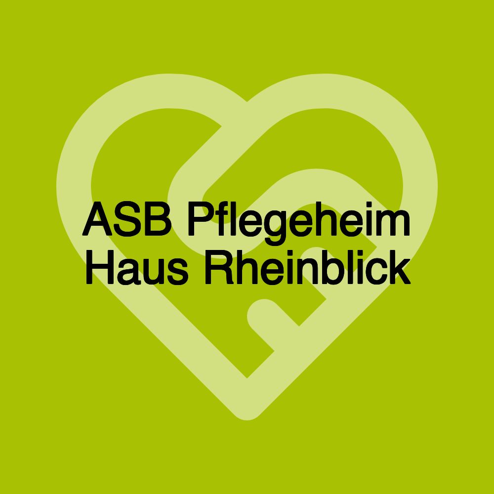 ASB Pflegeheim Haus Rheinblick