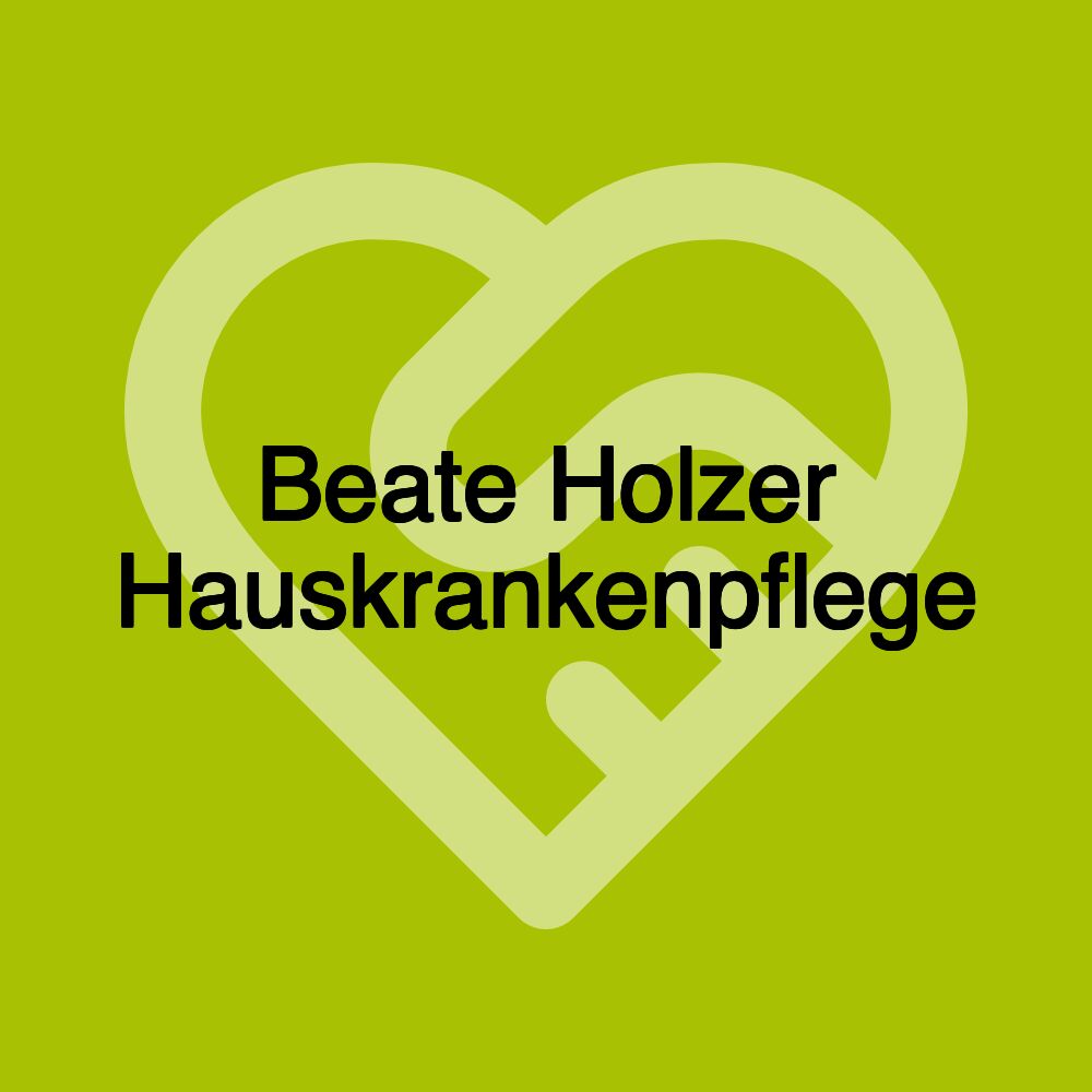 Beate Holzer Hauskrankenpflege