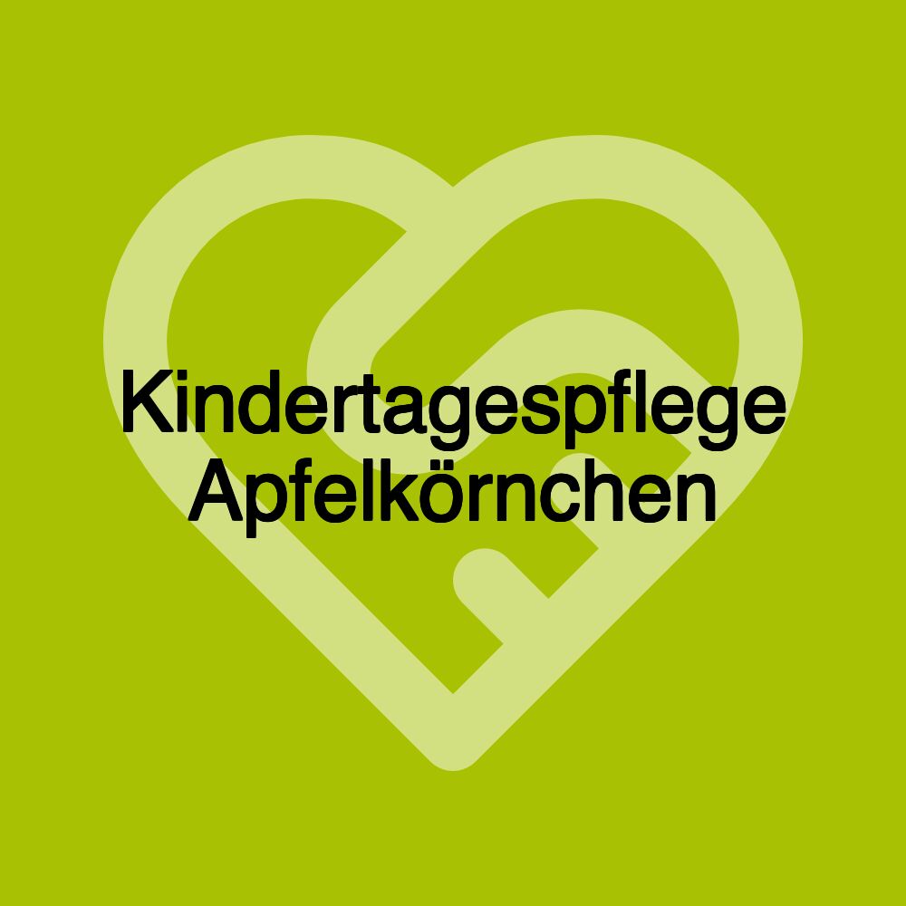 Kindertagespflege Apfelkörnchen