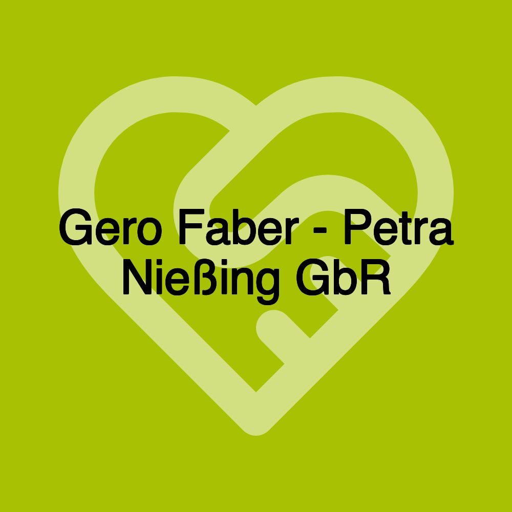 Gero Faber - Petra Nießing GbR
