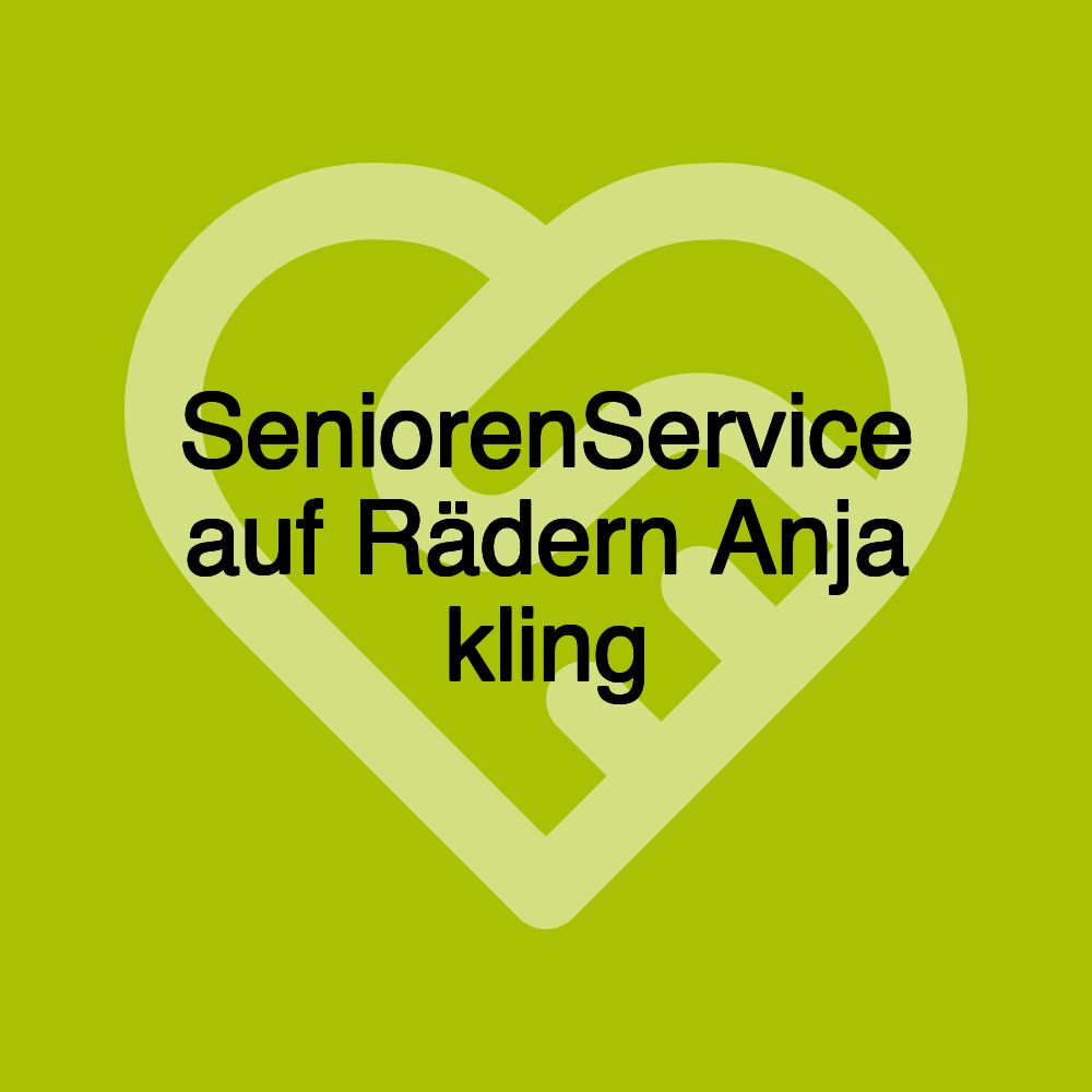 SeniorenService auf Rädern Anja kling