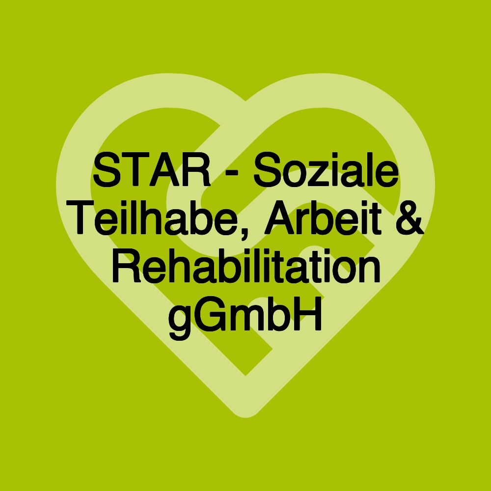 STAR - Soziale Teilhabe, Arbeit & Rehabilitation gGmbH