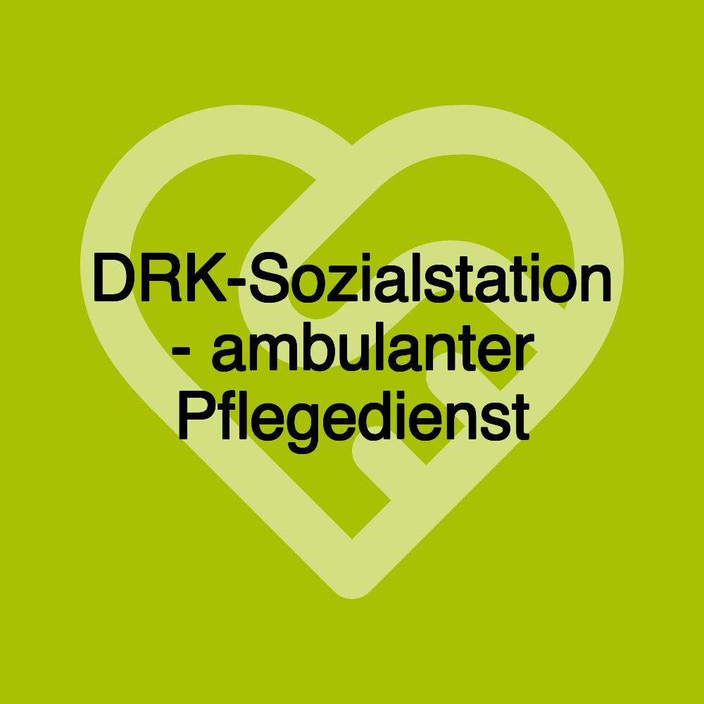 DRK-Sozialstation - ambulanter Pflegedienst