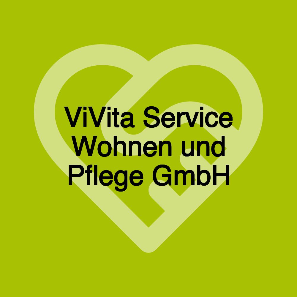 ViVita Service Wohnen und Pflege GmbH