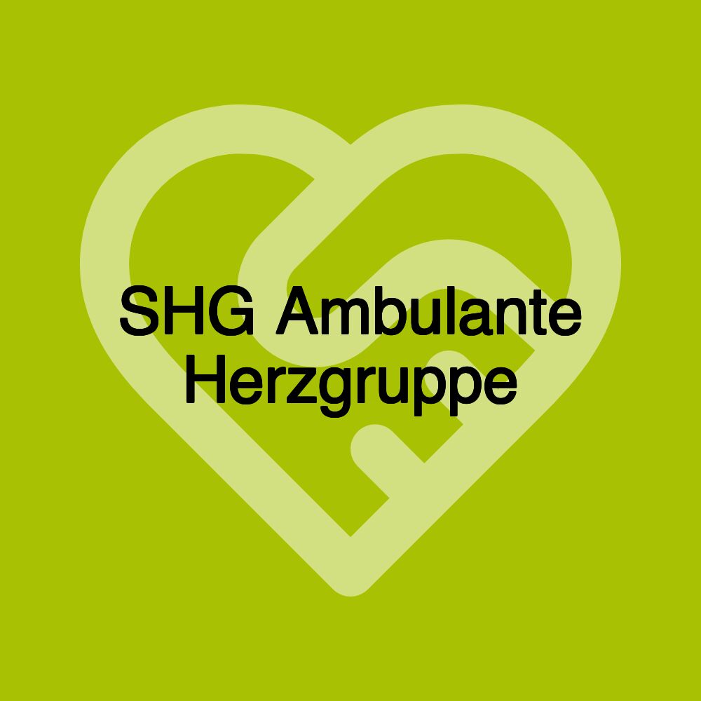 SHG Ambulante Herzgruppe