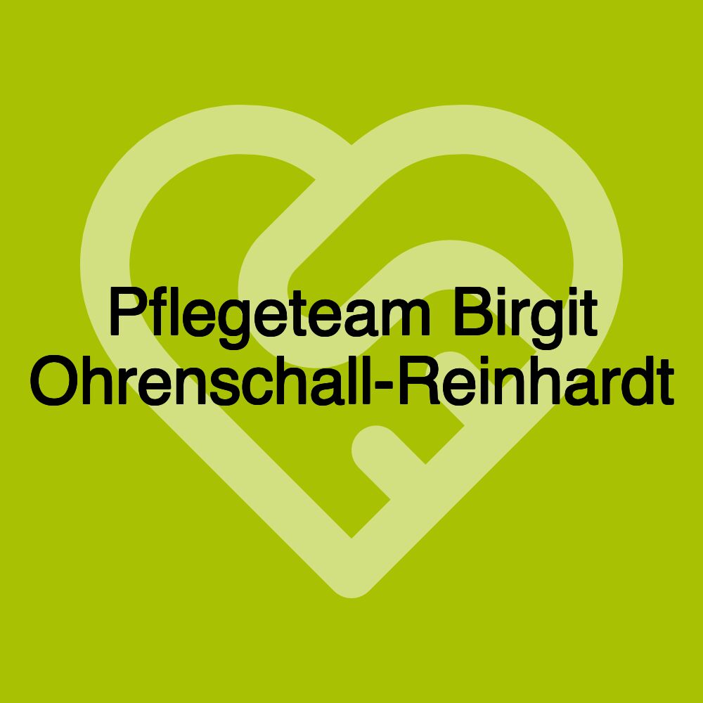 Pflegeteam Birgit Ohrenschall-Reinhardt