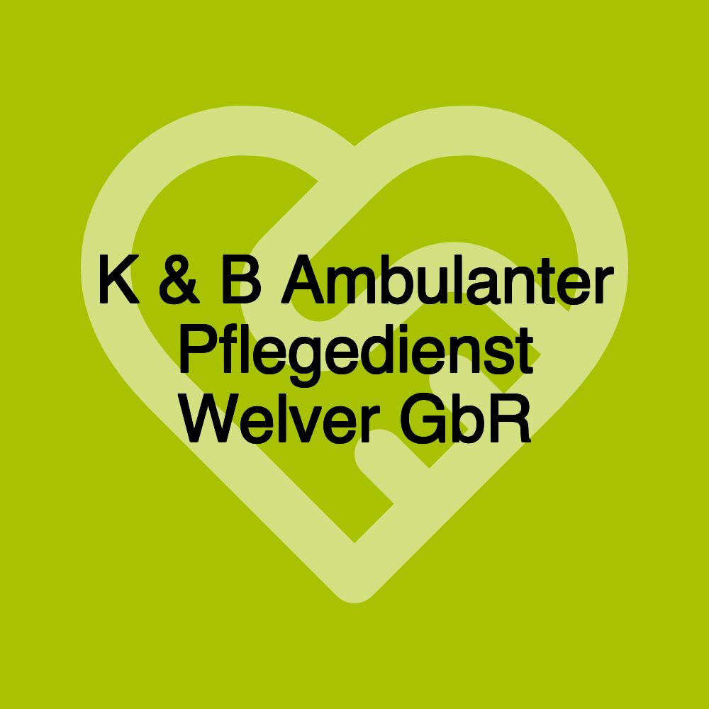 K & B Ambulanter Pflegedienst Welver GbR