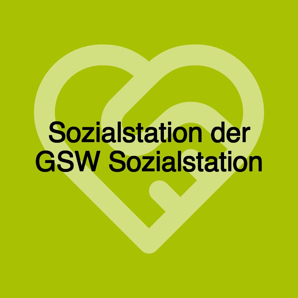 Sozialstation der GSW Sozialstation