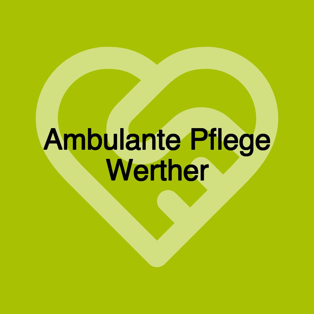 Ambulante Pflege Werther