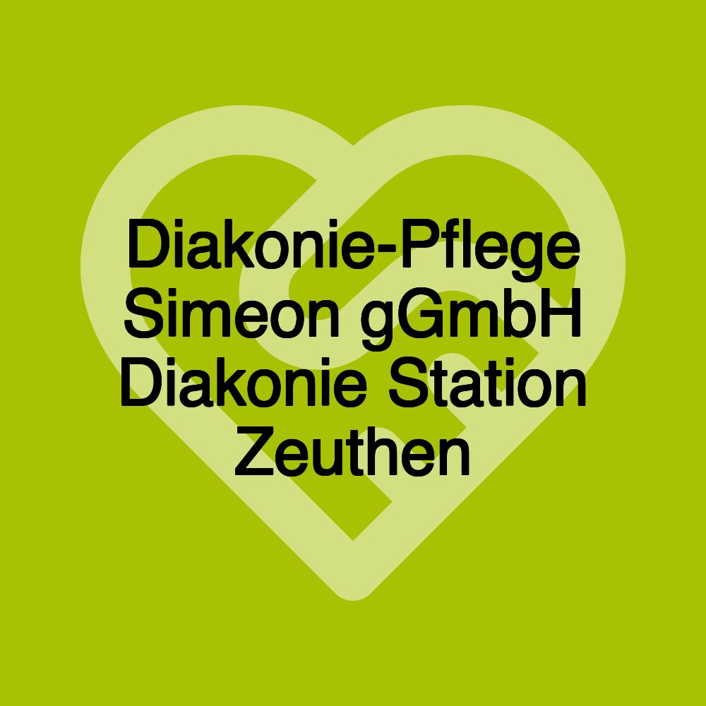 Diakonie-Pflege Simeon gGmbH Diakonie Station Zeuthen