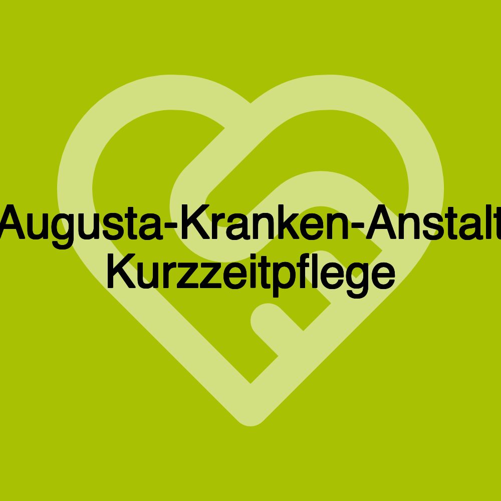 Augusta-Kranken-Anstalt Kurzzeitpflege