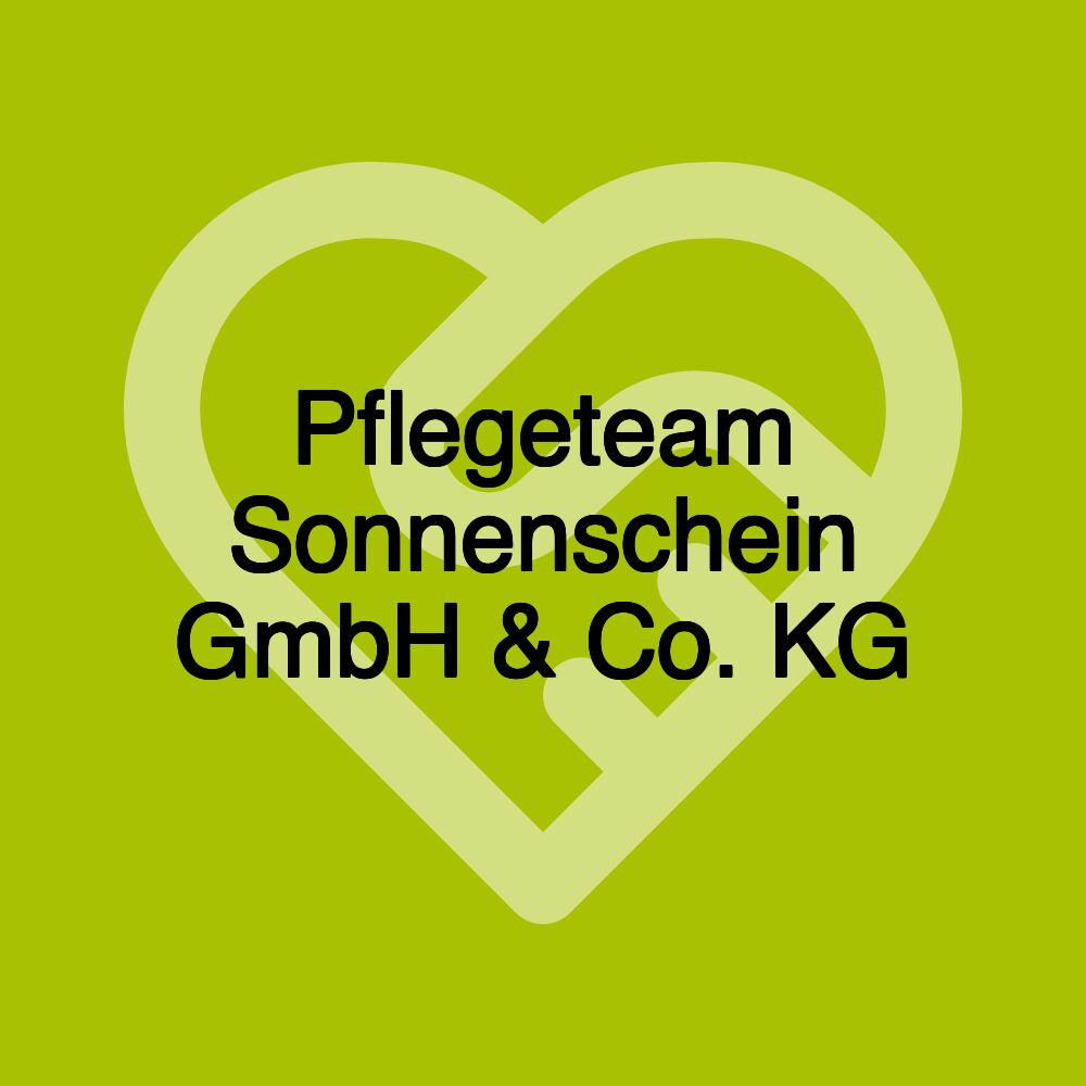 Pflegeteam Sonnenschein GmbH & Co. KG