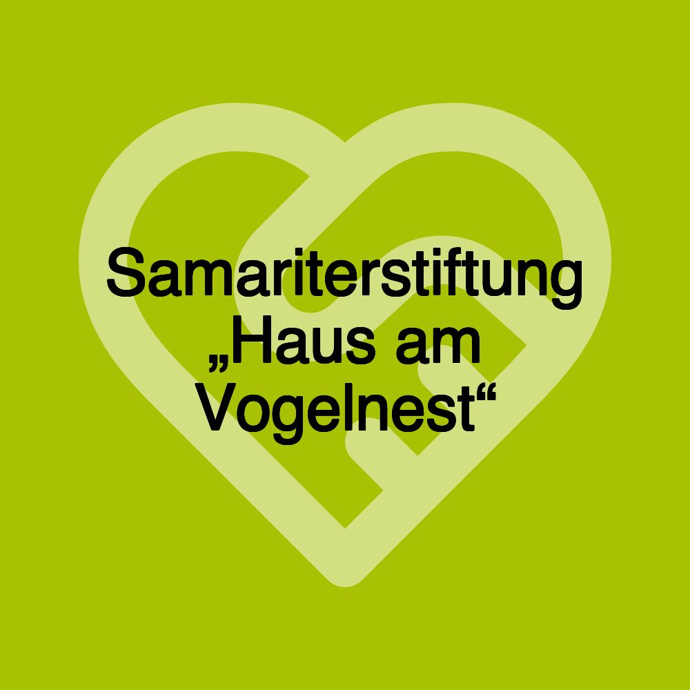 Samariterstiftung „Haus am Vogelnest“