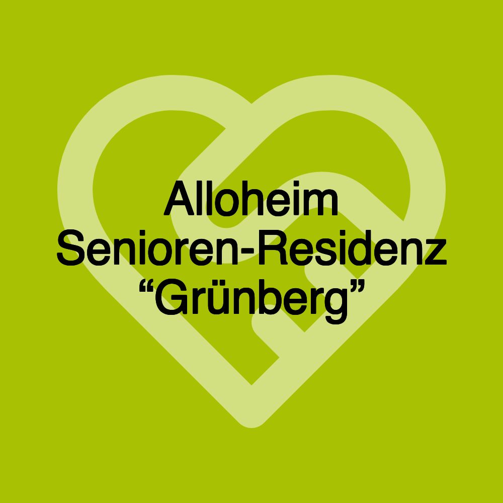 Alloheim Senioren-Residenz “Grünberg”