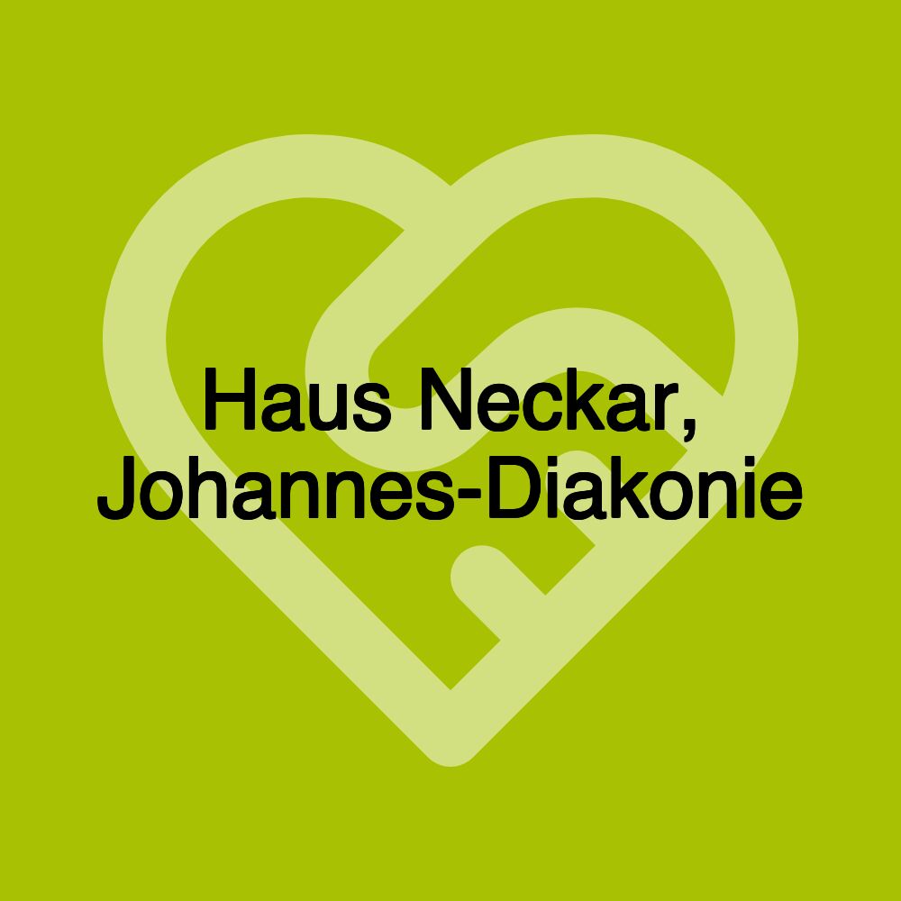 Haus Neckar, Johannes-Diakonie