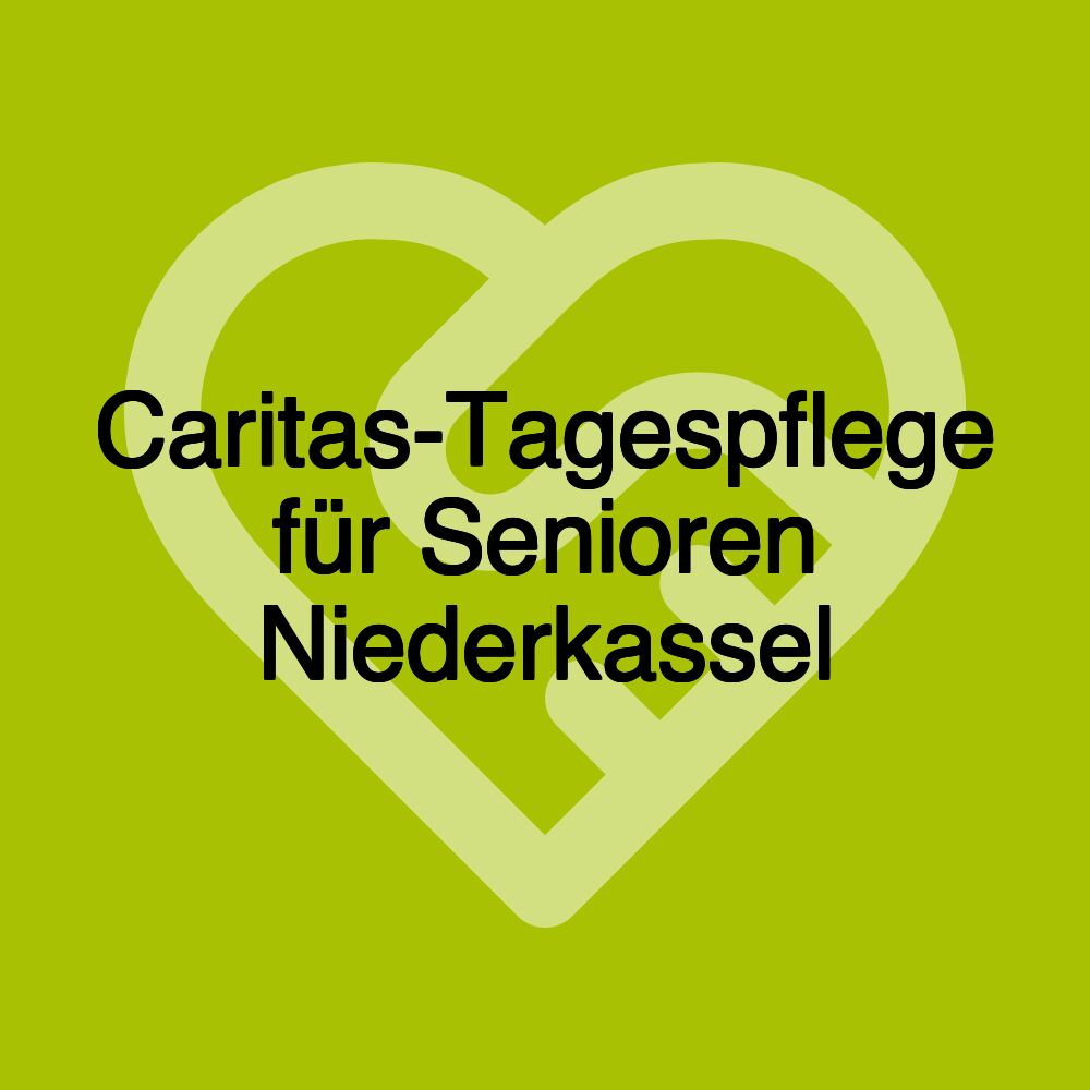 Caritas-Tagespflege für Senioren Niederkassel