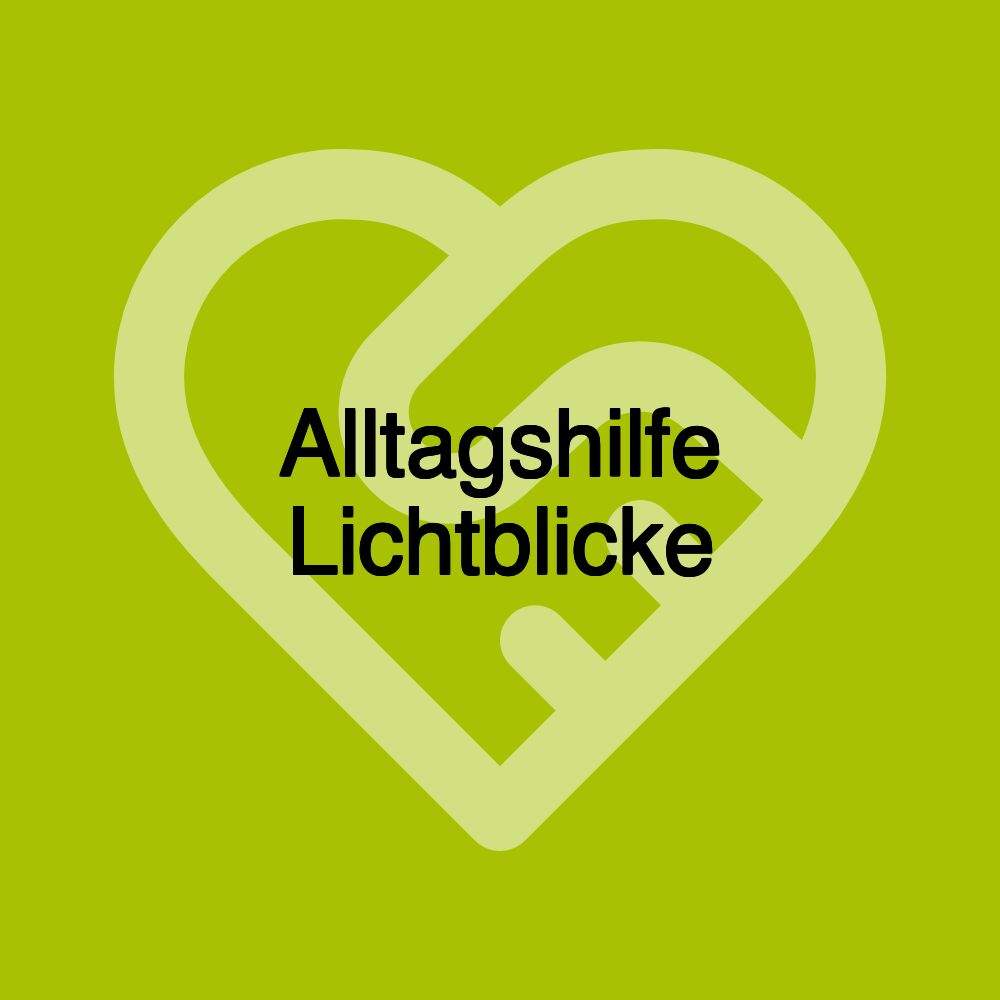 Alltagshilfe Lichtblicke