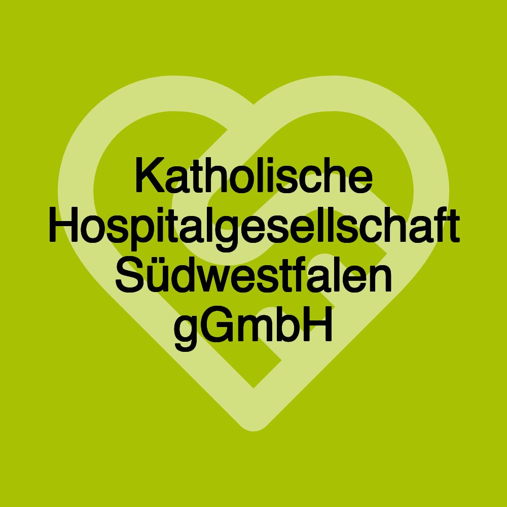 Katholische Hospitalgesellschaft Südwestfalen gGmbH