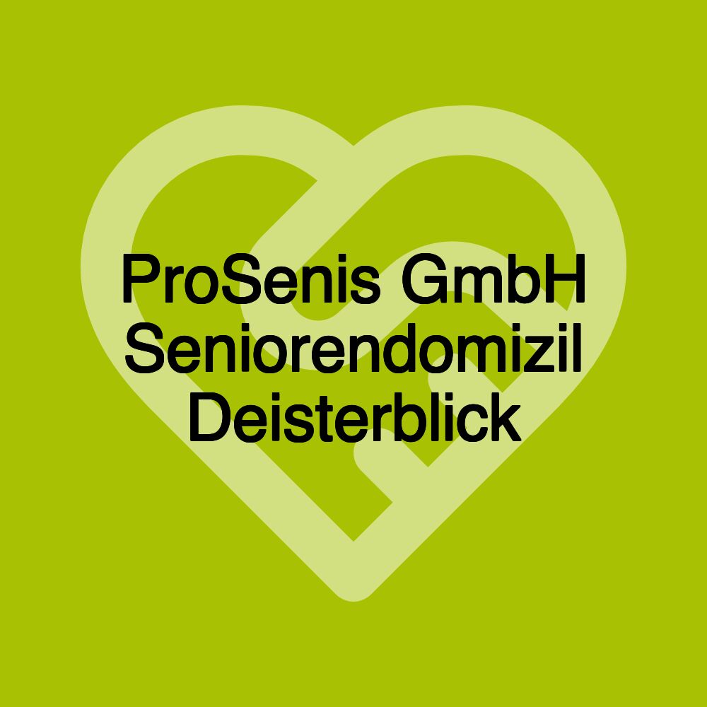 ProSenis GmbH Seniorendomizil Deisterblick