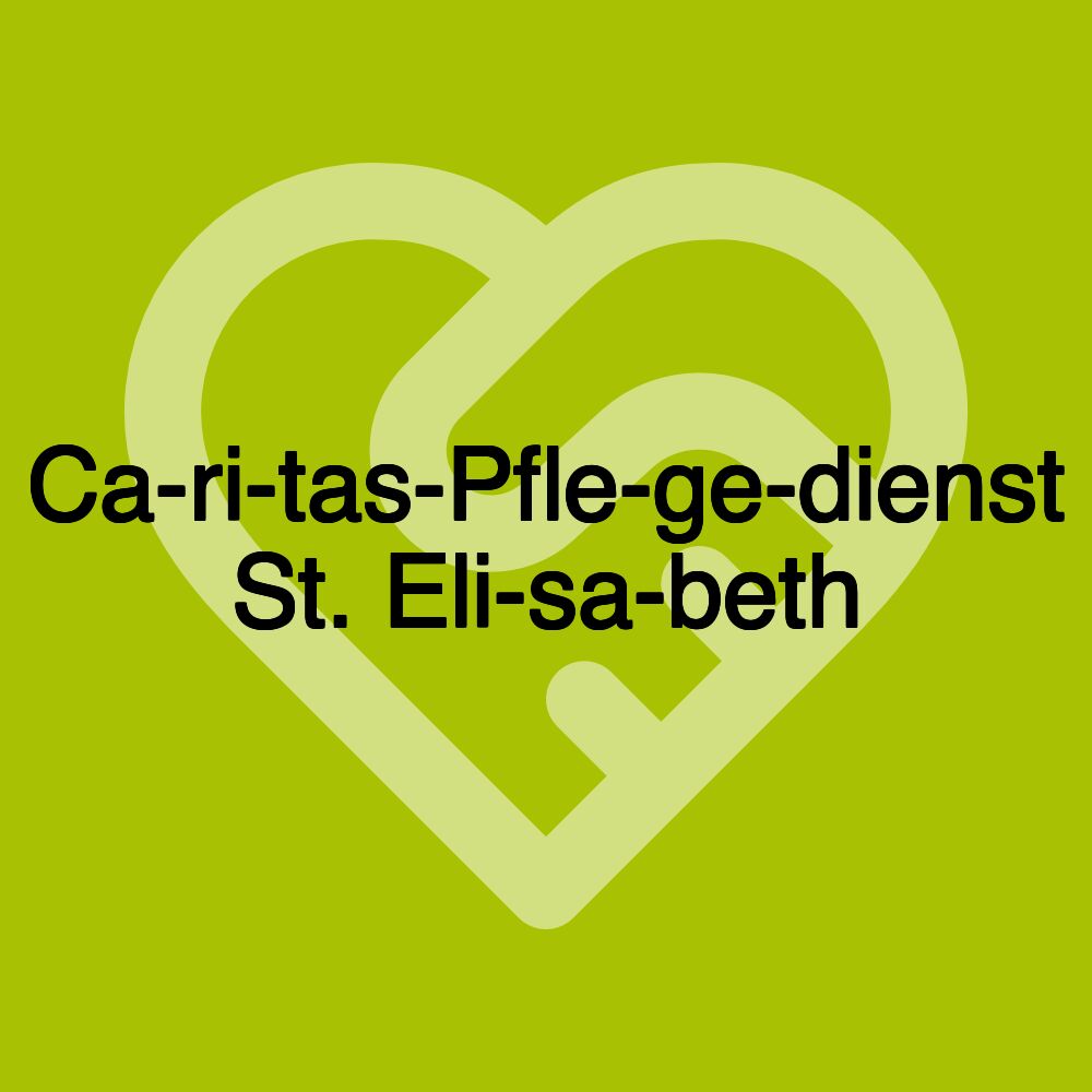 Ca­ri­tas-Pfle­ge­dienst St. Eli­sa­beth