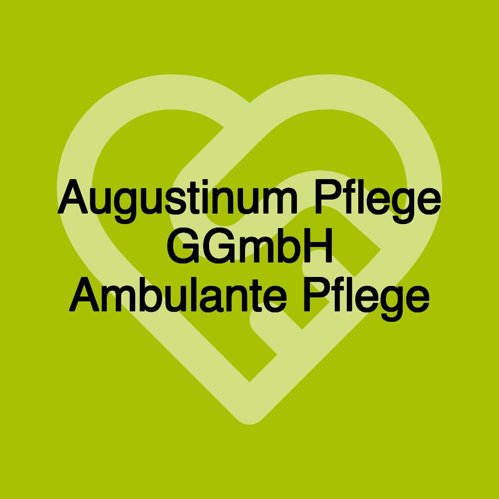 Augustinum Pflege GGmbH Ambulante Pflege
