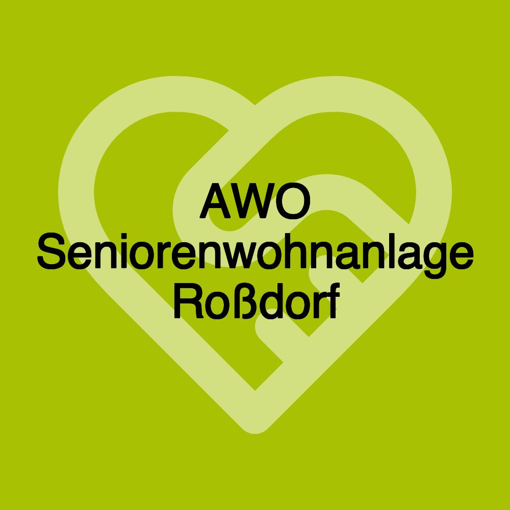 AWO Seniorenwohnanlage Roßdorf