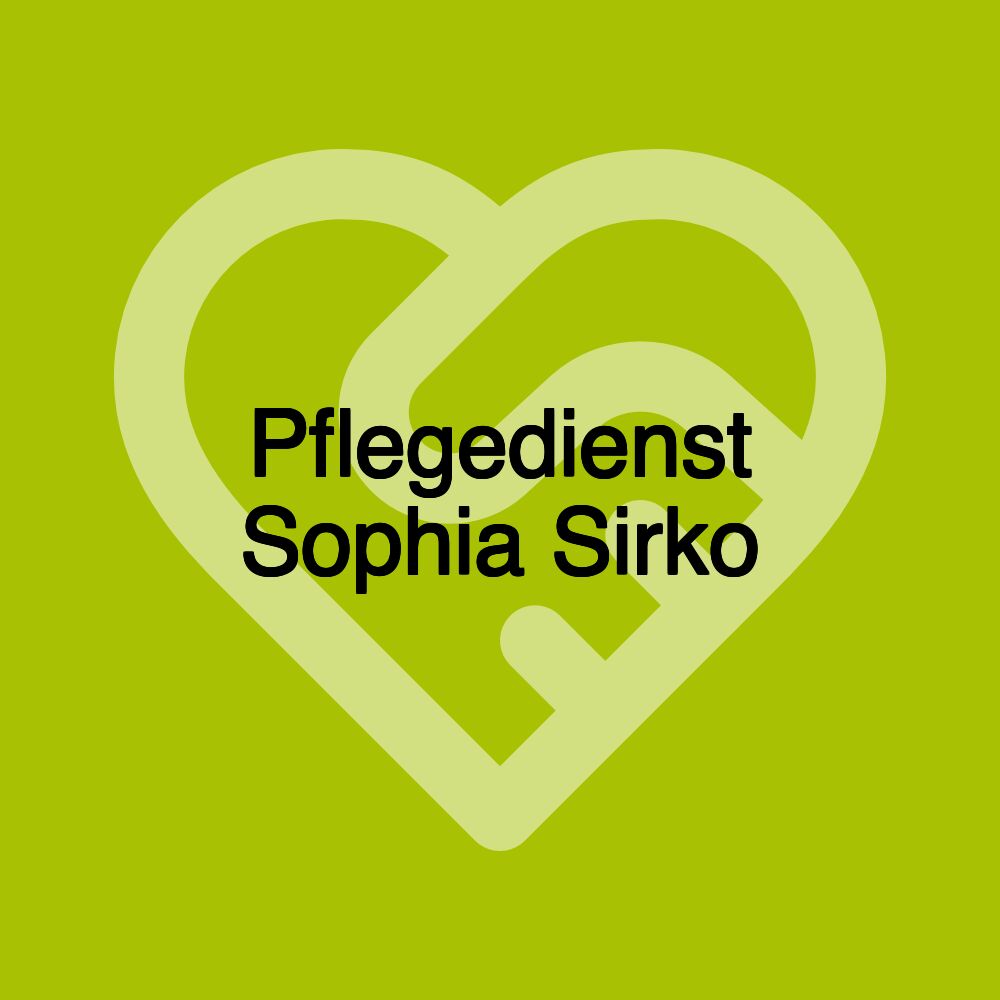 Pflegedienst Sophia Sirko