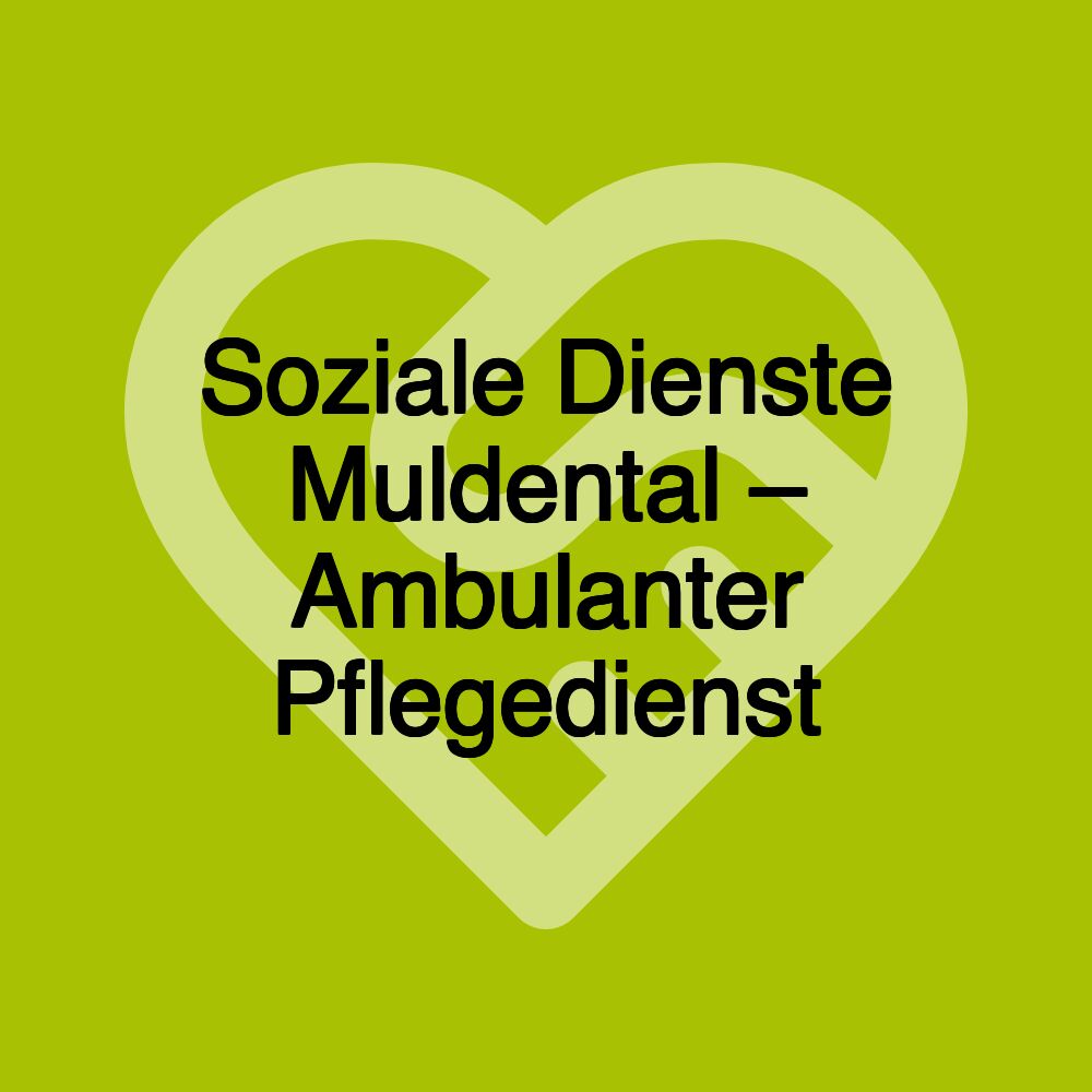 Soziale Dienste Muldental – Ambulanter Pflegedienst